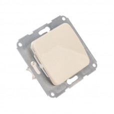 DEA Выключатель 1кл с/у 10А мех. Беж KRANZ