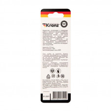 Сверло по металлу 4,5х80х47мм «Кобальт» (сталь HSS-Co 5% M35 P6M5K5) DIN 338, 1 шт. в блистере KRANZ