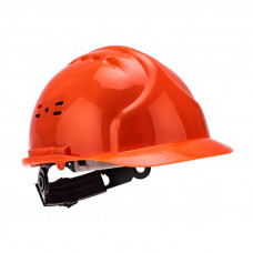 Каска защитная 'ИСТОК ЕВРО' (оранжевая) храповой механизм (20013)