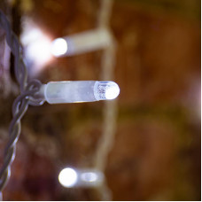 Гирлянда светодиодная Занавес 2х1,5м 300 LED БЕЛЫЙ белый ПВХ IP65 эффект мерцания 230В нужен блок 303-500-1 NEON-NIGHT