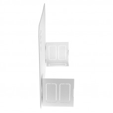 Держатель для хранения роутера, с регулировкой размеров, настенный, белый REXANT