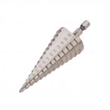 Сверло по металлу ступенчатое 4,0-30,0мм, 98мм, 62 HRC KRANZ