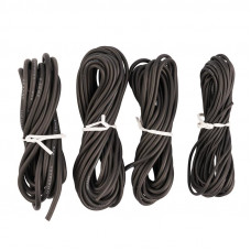 Набор автопровода «Ассорти» 0,50х5м/0,75х5м/1,50х3м/2,50х2м, цвет провода черный REXANT