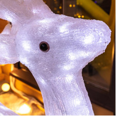 Акриловая светодиодная фигура Олень 50х25х75 см, IP65, понижающий трансформатор в комплекте NEON-NIGHT