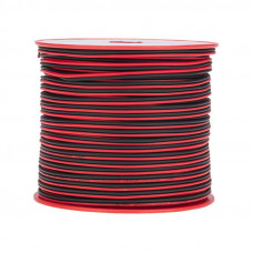 Кабель акустический 2х0,50мм², красно-черный, 100м REXANT