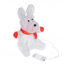 Акриловая светодиодная фигура Олененок в шарфе 20х17х30 см, 24 светодиода, батарейки 2хAA (не входят в комплект) NEON-NIGHT