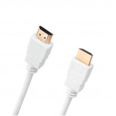 Кабель HDMI - HDMI 1.4, 1,5м, Gold, белый REXANT