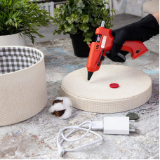 Пистолет клеевой, 10Вт, Ø7мм, ЭКСПЕРТ, аккумуляторный, блистер REXANT