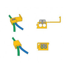 Ответвитель питания 4.0-6.0 мм² (ОВ-3/ЗПо-1 4,0-6,0) желтый REXANT