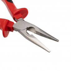 Тонкогубцы 160мм никелированные, двухкомпонентные рукоятки REXANT