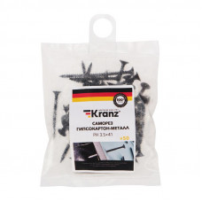 Саморез гипсокартон-металл 3,5х41 мм, пакет (50 шт/уп) KRANZ