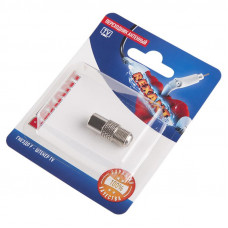 Переходник антенный, (гнездо F - штекер TV), 1 шт. REXANT