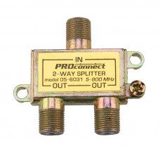 Делитель ТВх2 под F-разъем, 5-900МГц PROconnect