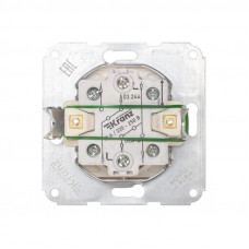 DEA Выключатель (переключатель) 2кл прох. с/у 10А мех. бежевый KRANZ