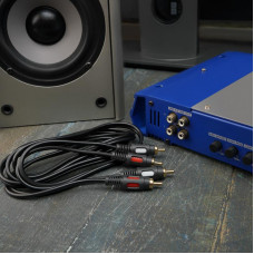 Шнур 2RCA - 2RCA, 1,5м, Gold REXANT