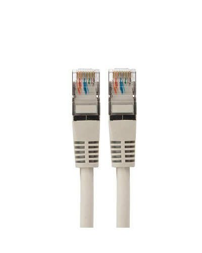 Шнур коммутационный, патч-корд F/UTP RJ45-RJ45, CAT 5e, LSZH серый, 0,5м REXANT