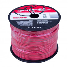 Провод ПГВА 1х1,50мм², красный, бухта 100м REXANT