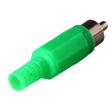 РАЗЪЁМ  шт  RCA  'Зеленый'  пайка  REXANT