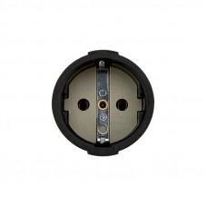 Розетка разборная Евро с з/к 16А черная REXANT