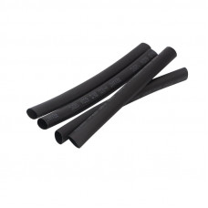 Набор №2 термоусаживаемых трубок ТУТ нг (2:1), черный, 260 шт., REXANT