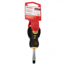 Отвертка шлицевая SL6х40мм, двухкомпонентная рукоятка REXANT