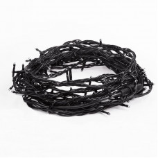 Гирлянда Нить управляемая 20м 200 LED МУЛЬТИКОЛОР (RGYB) черный ПВХ IP65 свечение с динамикой 230В нужен контроллер 217-204 NEON-NIGHT